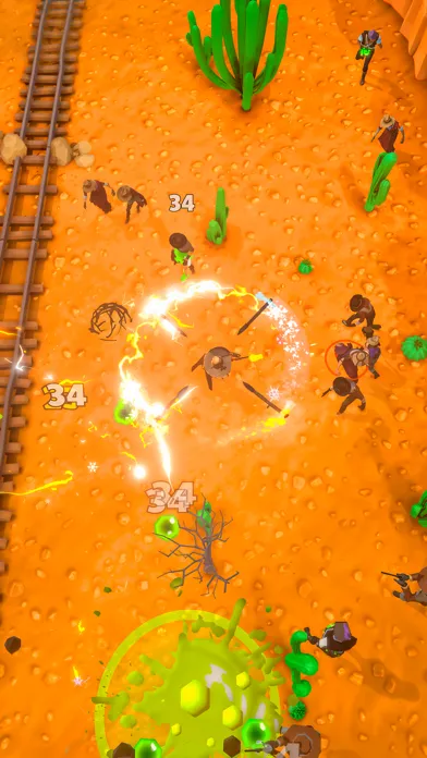 Capturas de tela do Cowboys vs Zombies: Survival