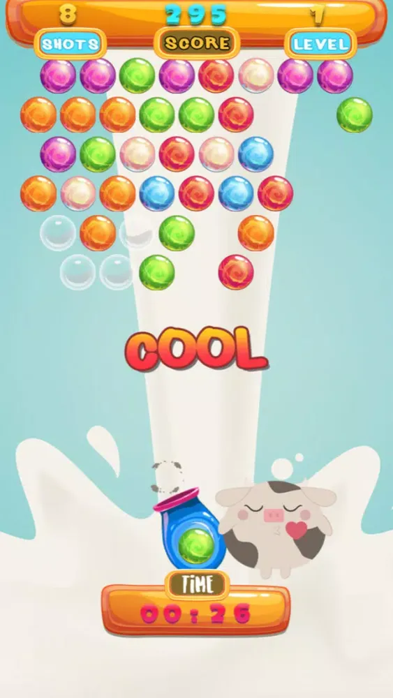 تصاویر Happy Cow Milk Bubble Shooting
