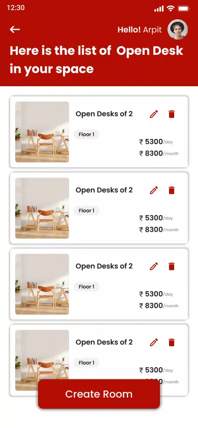 Manage Workspace Admin Screenshots