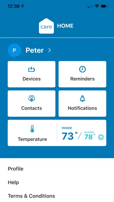 Capturas de pantalla de Homelife Care Family App