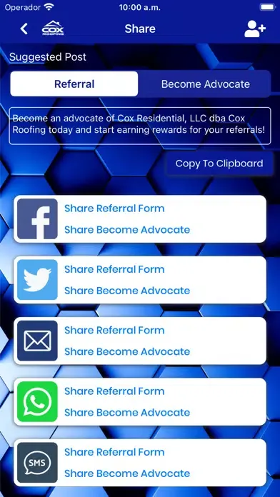 Cox Roofing應用截圖