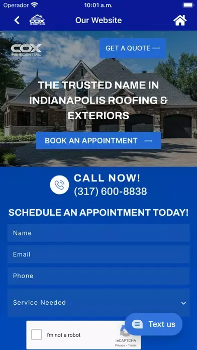 Cox Roofing應用截圖