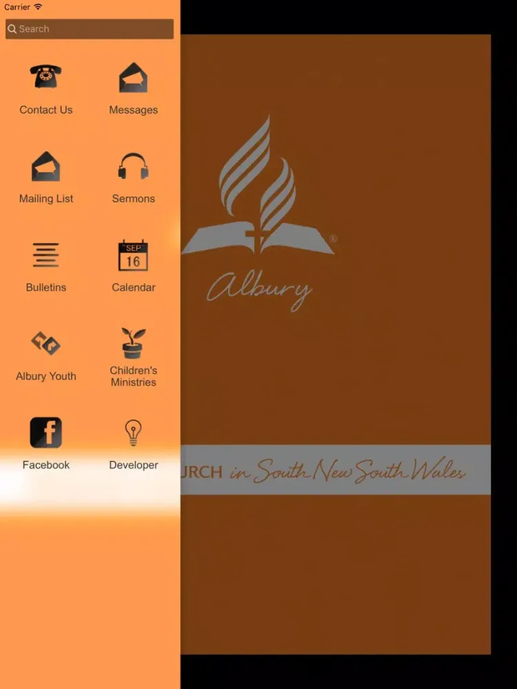 Capturas de tela do Albury Seventh-day Adventist Church iPad 