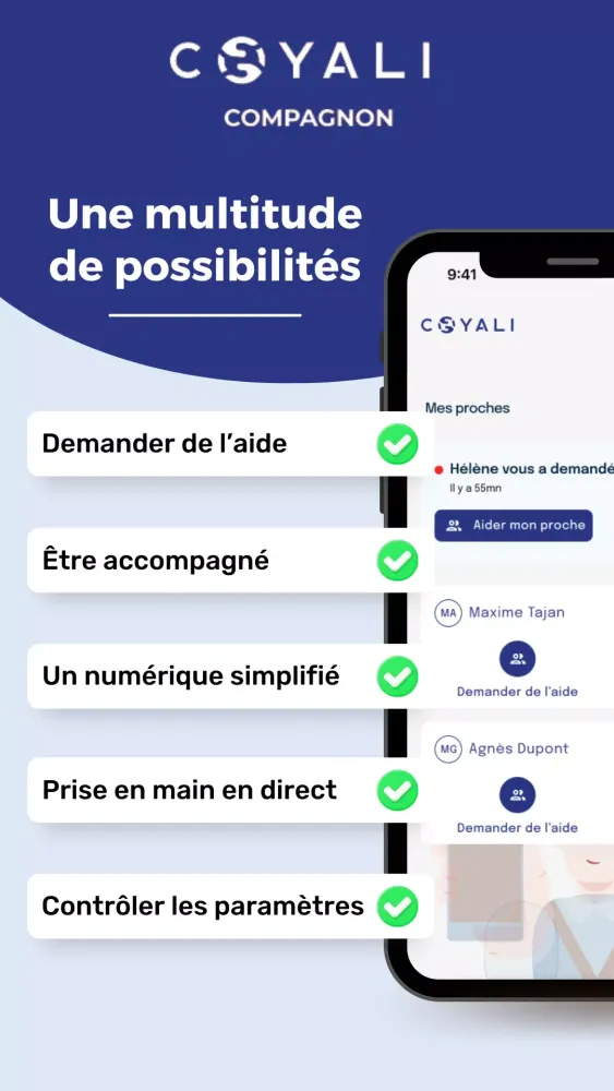 Coyali Compagnon - Aidé Screenshots