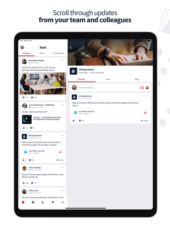 Capturas de pantalla de BetaChannel iPad 