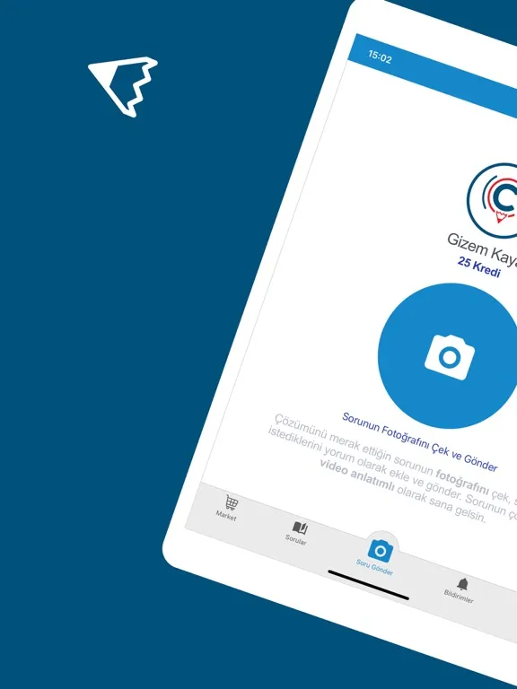Ảnh chụp màn hình của Çözücü iPad 