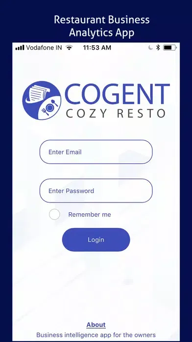 COGENT Cozy Resto Analytics स्क्रीनशॉट
