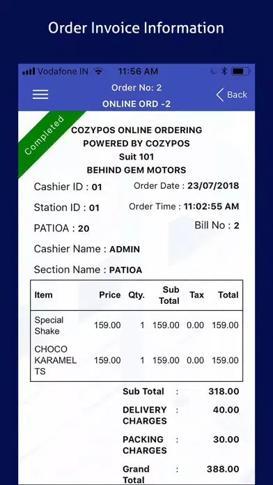 COGENT Cozy Resto Analytics स्क्रीनशॉट