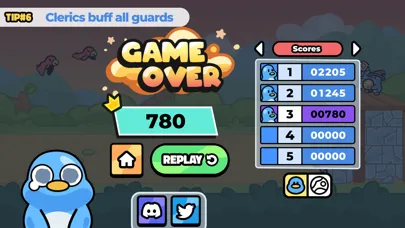 Captures d'écran de Waddle Wars: Roguelike Defense