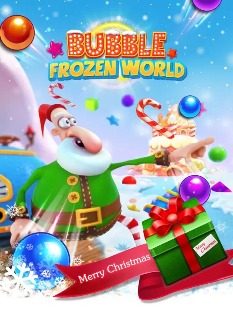 Capturas de tela do Bubble Frozen world-New Christmas Game iPad 