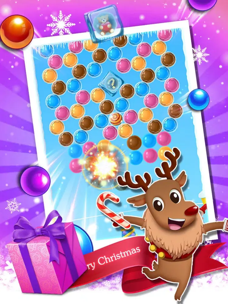 Capturas de tela do Bubble Frozen world-New Christmas Game iPad 