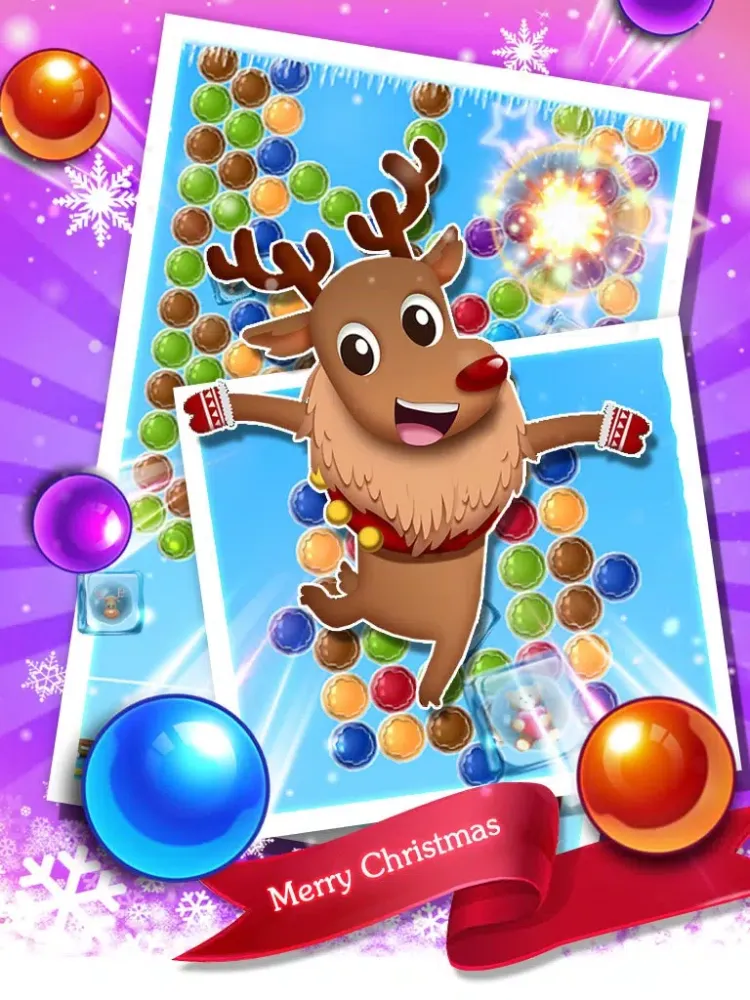 Capturas de tela do Bubble Frozen world-New Christmas Game iPad 