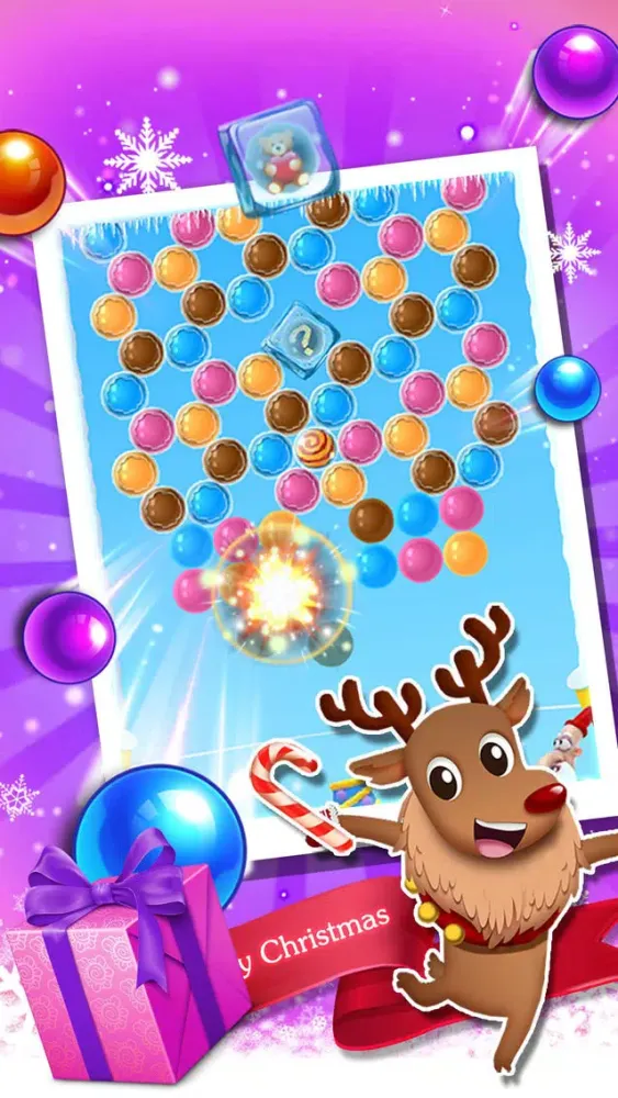 Capturas de tela do Bubble Frozen world-New Christmas Game