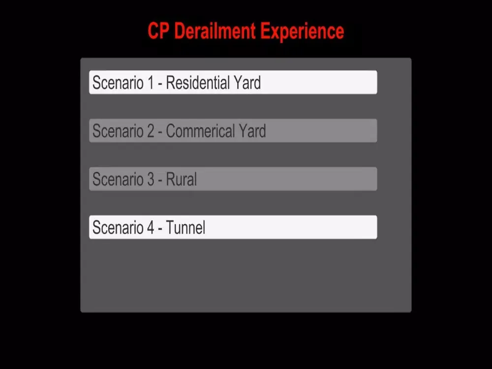 Скриншоты CP Derailment Experience iPad 