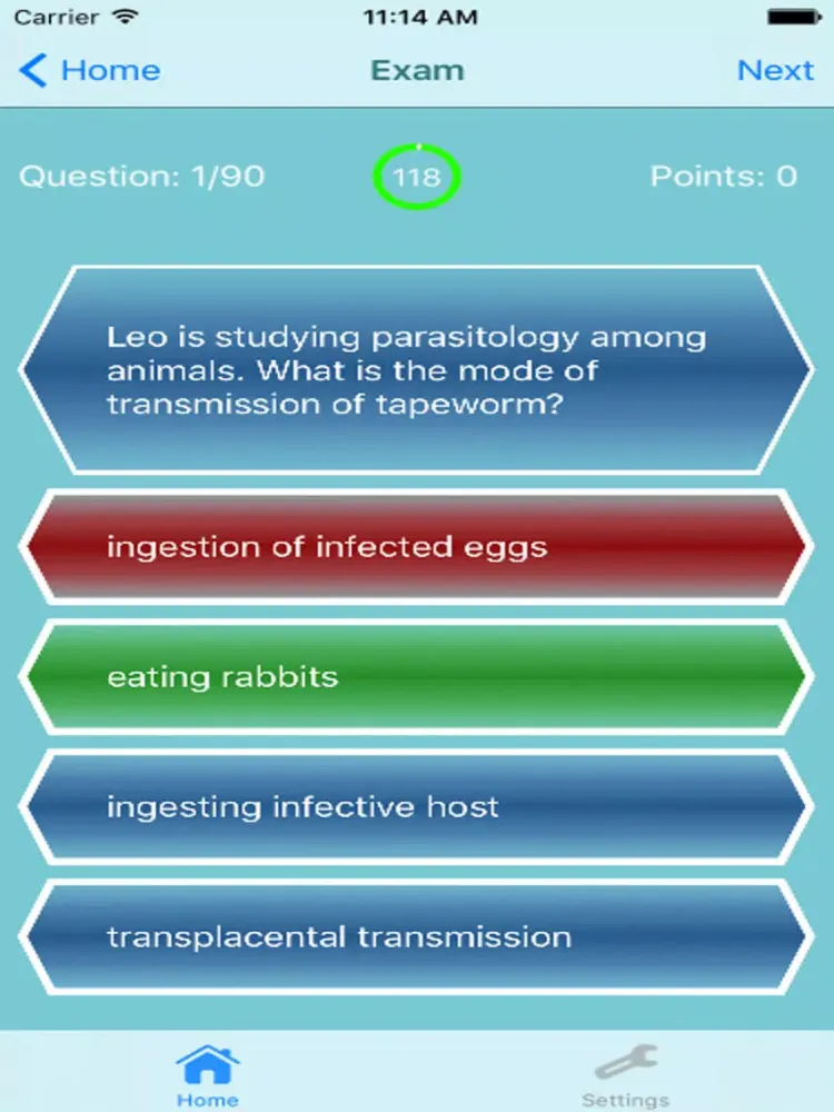 ภาพหน้าจอของ Veterinary Technician Navle Review iPad 