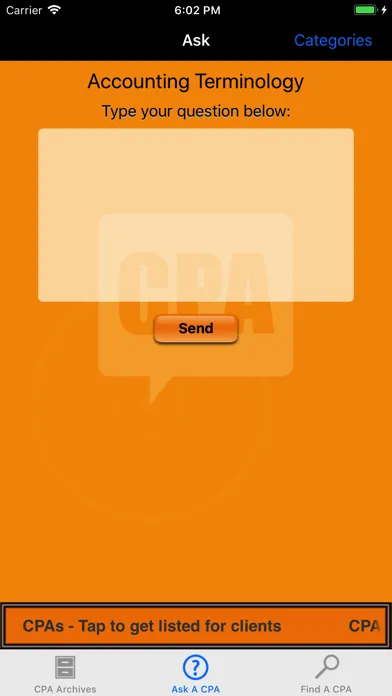 Capturas de pantalla de ASK A CPA Tax Answers
