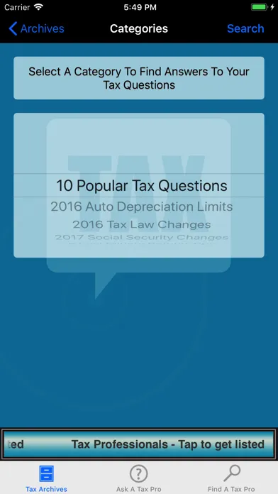 ASK A TAX PREPARER應用截圖