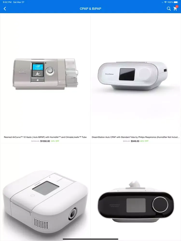 CPAP E-SHOP iPad 應用截圖