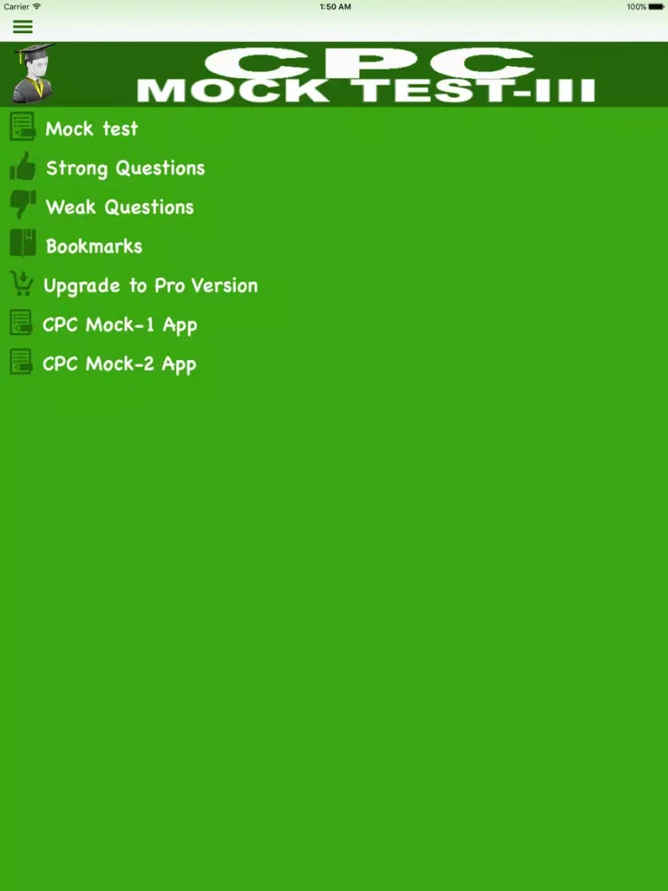 Capturas de tela do AAPC CPC MOCK 3 FREE iPad 
