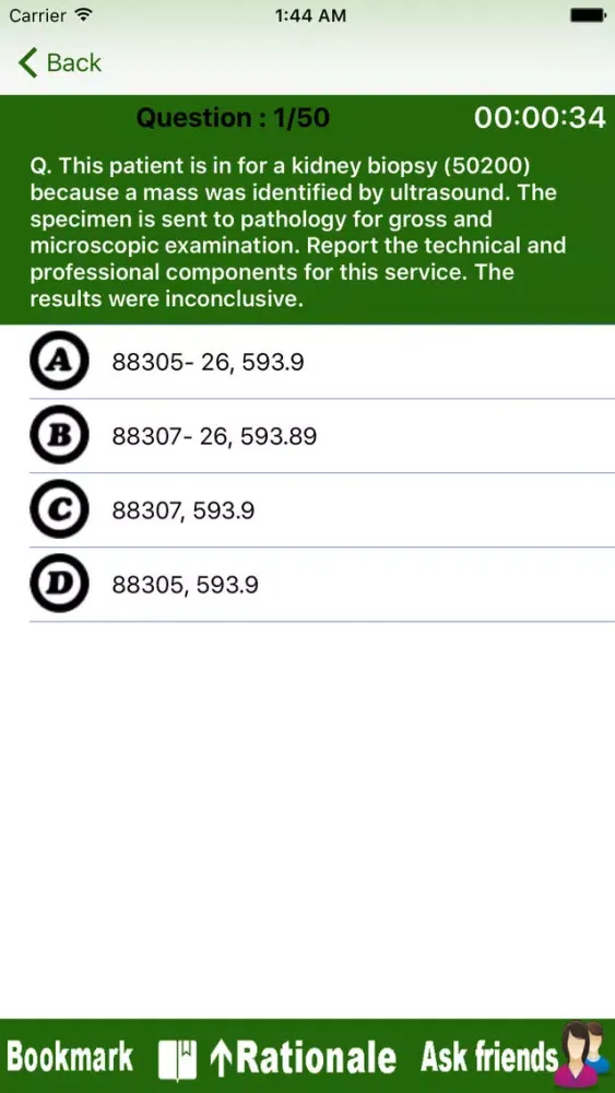 Capturas de tela do AAPC CPC MOCK 3 FREE