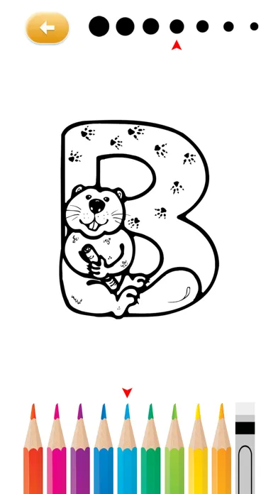 Captures d'écran de Alphabet ABC Coloring Books Free for Kindergarten and Preschool
