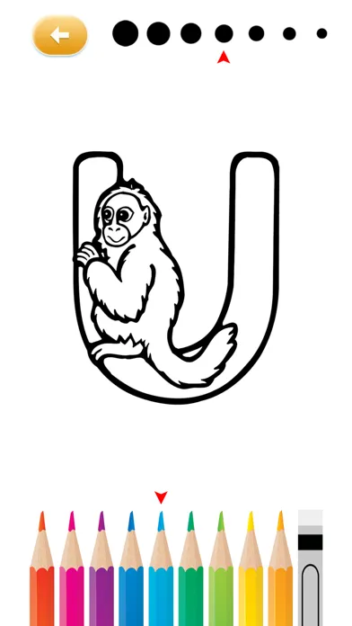 Captures d'écran de Alphabet ABC Coloring Books Free for Kindergarten and Preschool