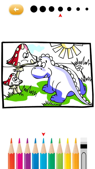 Dino Coloring Worksheets Activities for Preschoolers and Kindergarten Screenshots