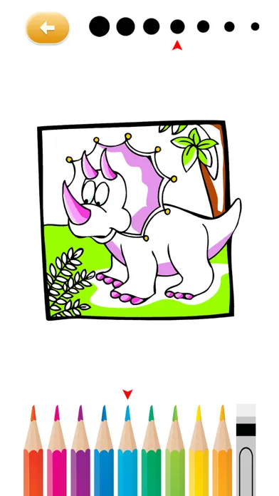 Dino Coloring Worksheets Activities for Preschoolers and Kindergarten Screenshots