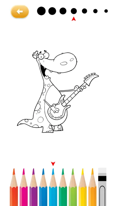 Dino Coloring Worksheets Activities for Preschoolers and Kindergarten Screenshots