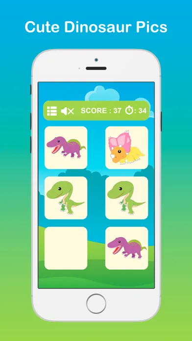 Zrzuty ekranu Dino Kids Matching - Dinosaur Memory Games Free For Kids HD