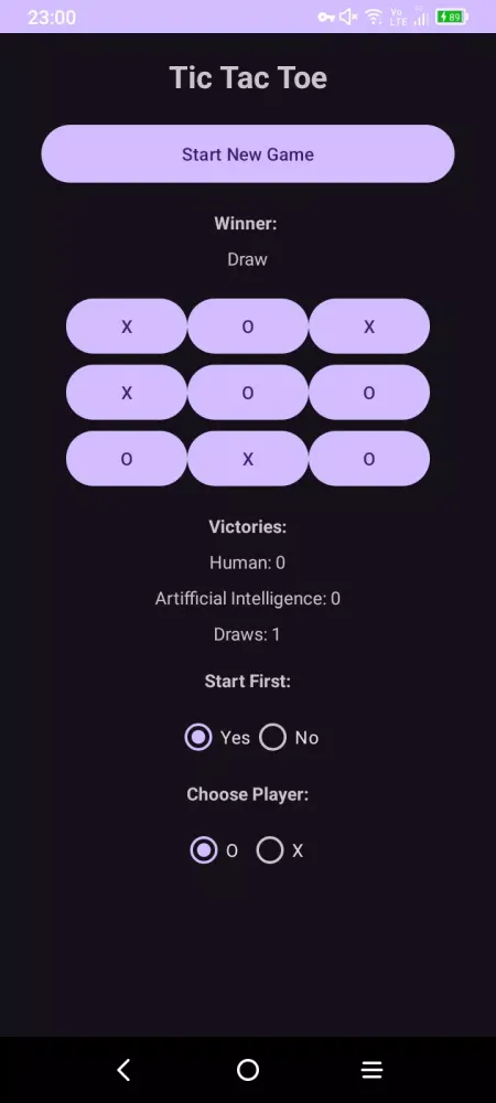 Tic Tac Toe Screenshots