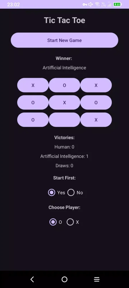 Tic Tac Toe Screenshots
