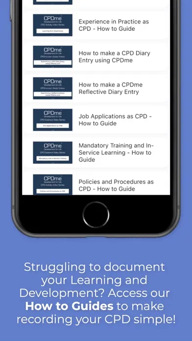 CPD Portfolio سکرین شاٹس