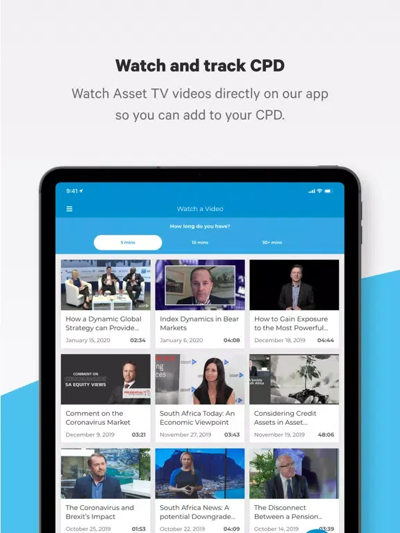 CPD Top Up RSA iPad  Screenshots