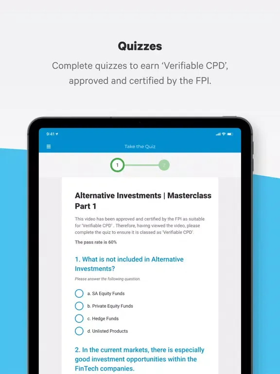 CPD Top Up RSA iPad  Screenshots