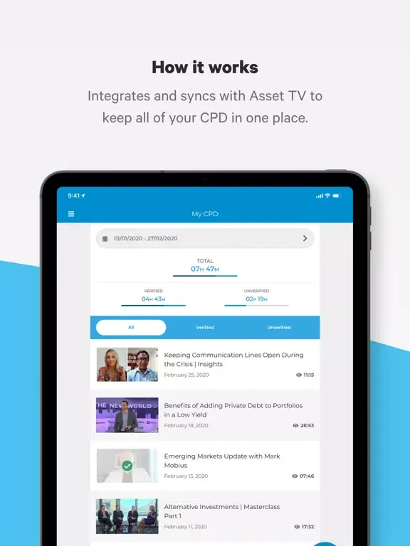 CPD Top Up RSA iPad  Screenshots