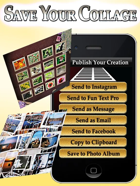 cPhoto Maker: Photo Collage + Picture Editor iPad  Screenshots