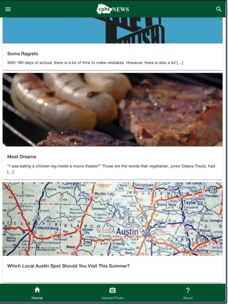 CPHS News iPad  Screenshots