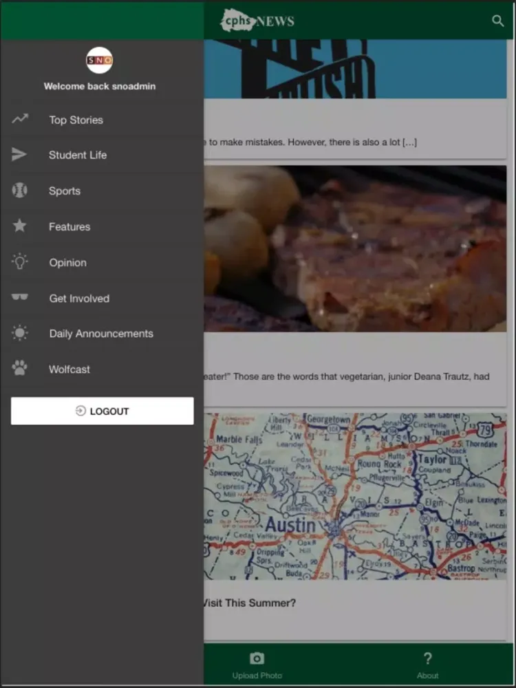 CPHS News iPad  Screenshots
