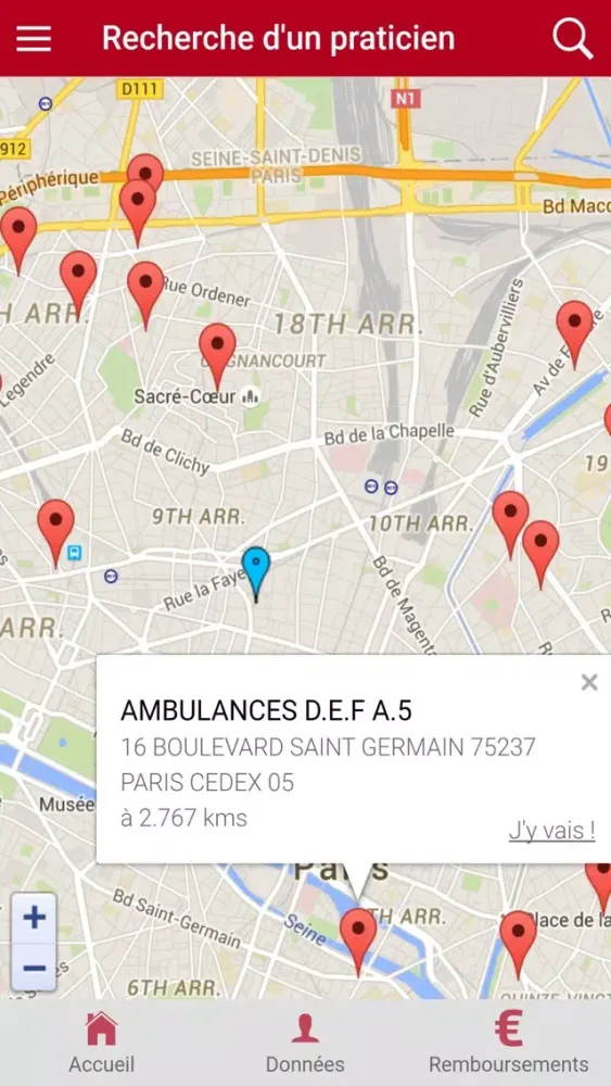 Screenshot di CPMS - Espace Adhérent