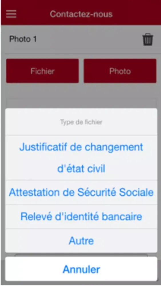 Screenshot di CPMS - Espace Adhérent