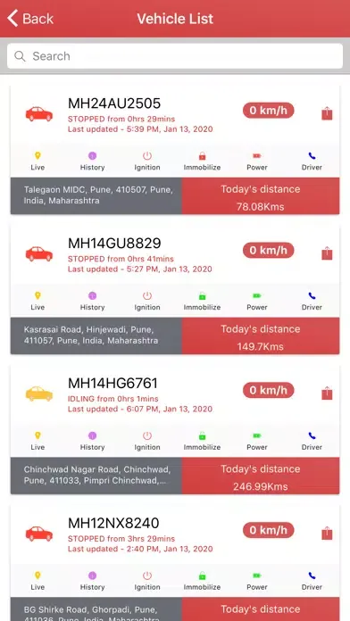 Ảnh chụp màn hình của CPN Track