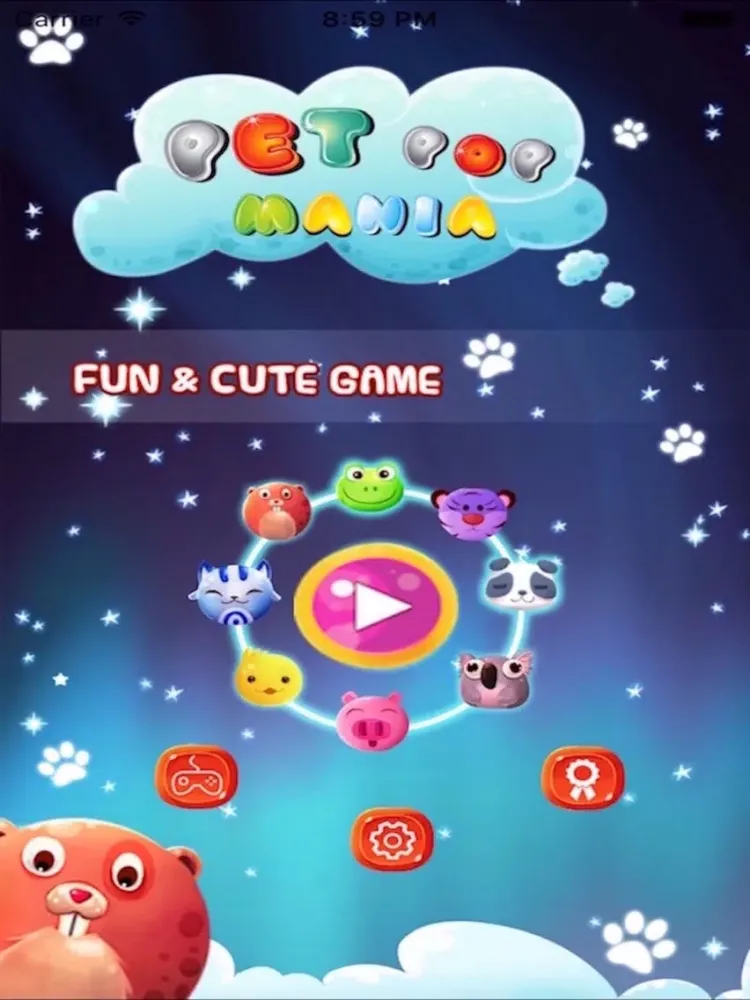Cute Pet Fun ManiA-Easy match 3 game for everyday Free iPad Ekran Görüntüleri