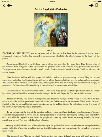 Capturas de tela do New Bible Stories for kids iPad 