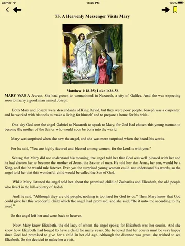Capturas de tela do New Bible Stories for kids iPad 