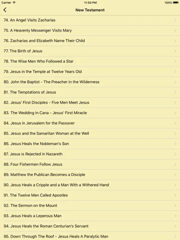 Capturas de tela do New Bible Stories for kids iPad 