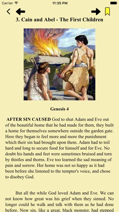 Capturas de tela do New Bible Stories for kids