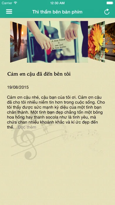 Capturas de tela do Blog Radio - Kết nối yêu thương