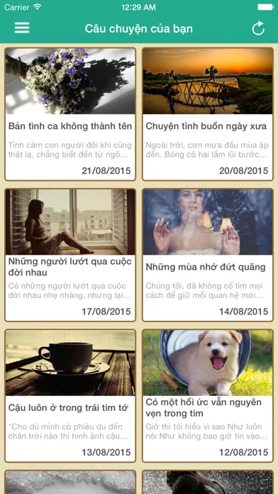 Capturas de tela do Blog Radio - Kết nối yêu thương