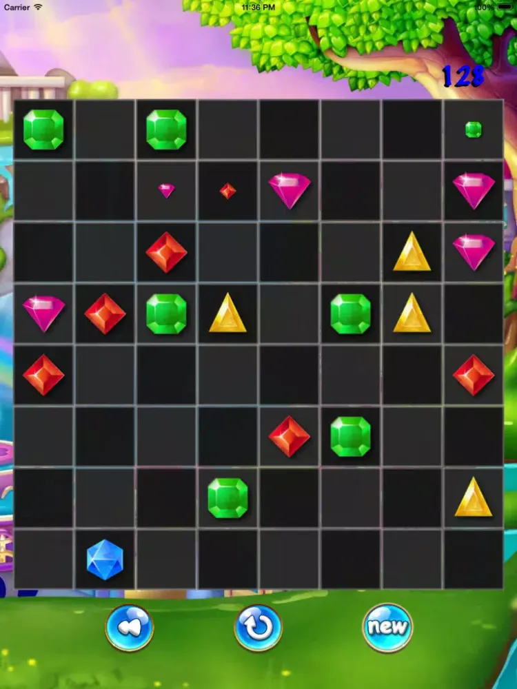 ภาพหน้าจอของ Line up Ball and Jewel iPad 